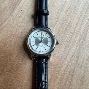 Miykon ladies silver tone Watch NEW BATTERY